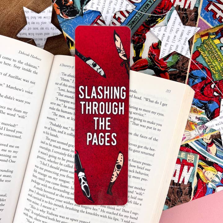 Slasher Pages Bookmark for wholesale by Cozy Reads Shop
