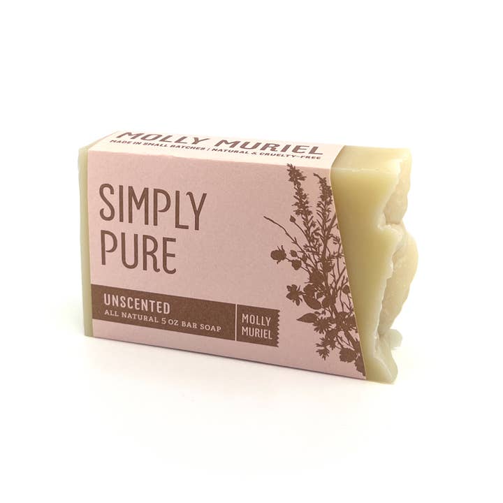 SIMPLY PURE (UNSCENTED) 5OZ for wholesale by Molly Muriel Bath + Body