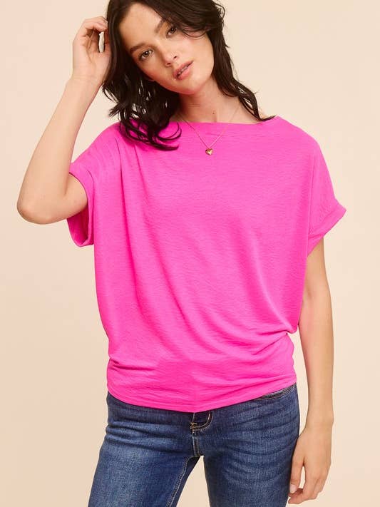 Relaxed Dolman Sleeve Top for wholesale by Charlotte Avery