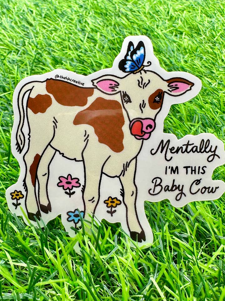 Baby Cow Aufkleber für den Großhandel von HH Creative Studio