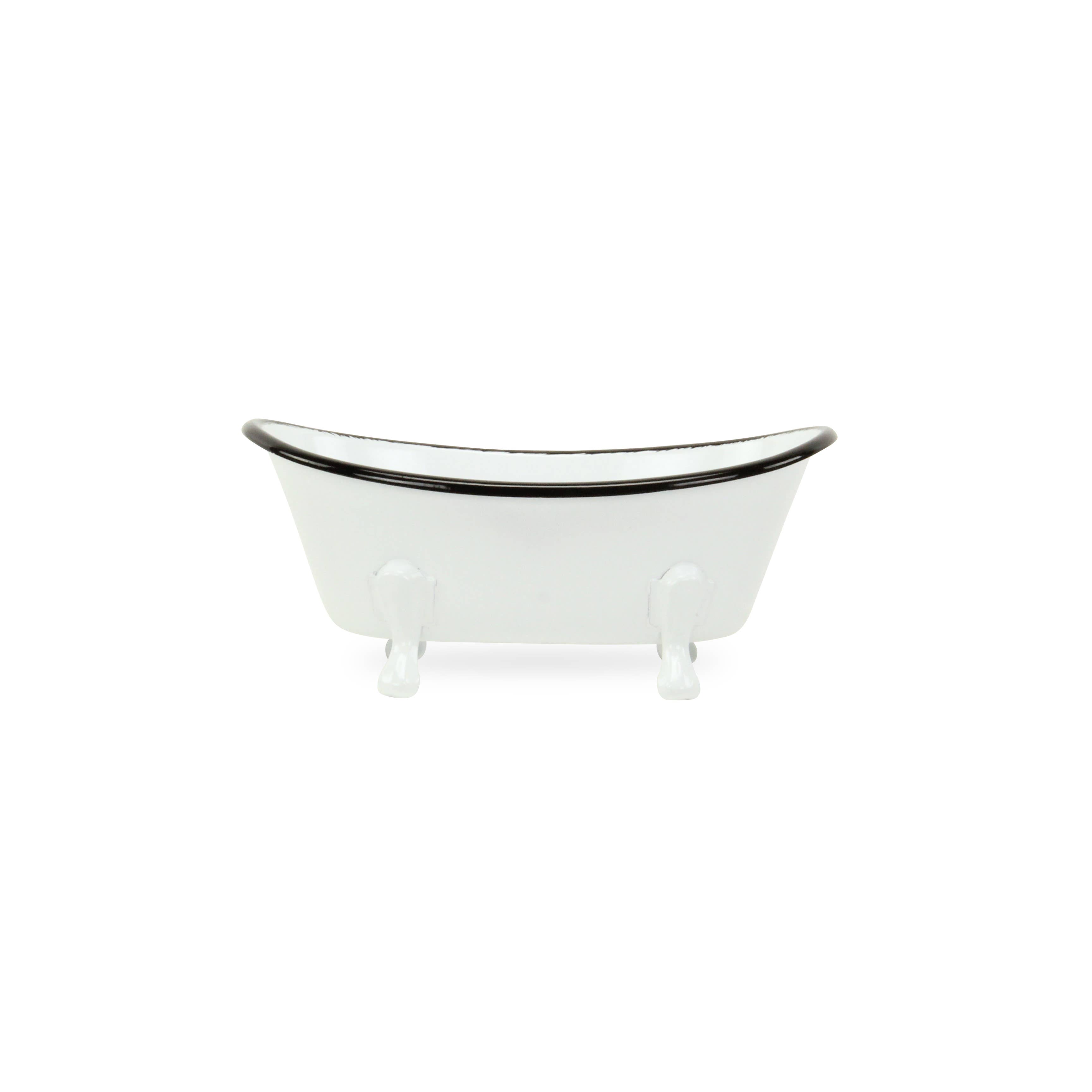 Cheungs Home Decor – wholesale Bath caddy – Lavande Metal Fleur-de-Lis Tub Decor - White13