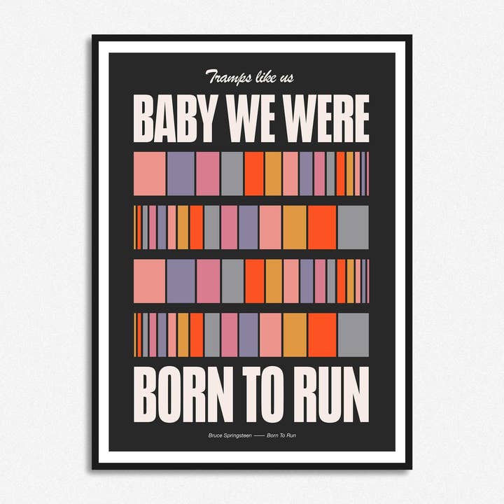 Born To Run Print para venta al por mayor de HollieGraphik
