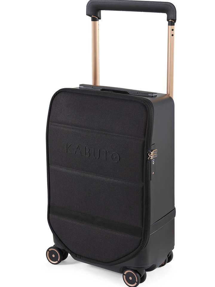 ROVER: Smart Essential bagaglio a mano a 4 ruote nero rame per la vendita all'ingrosso da parte di Kabuto