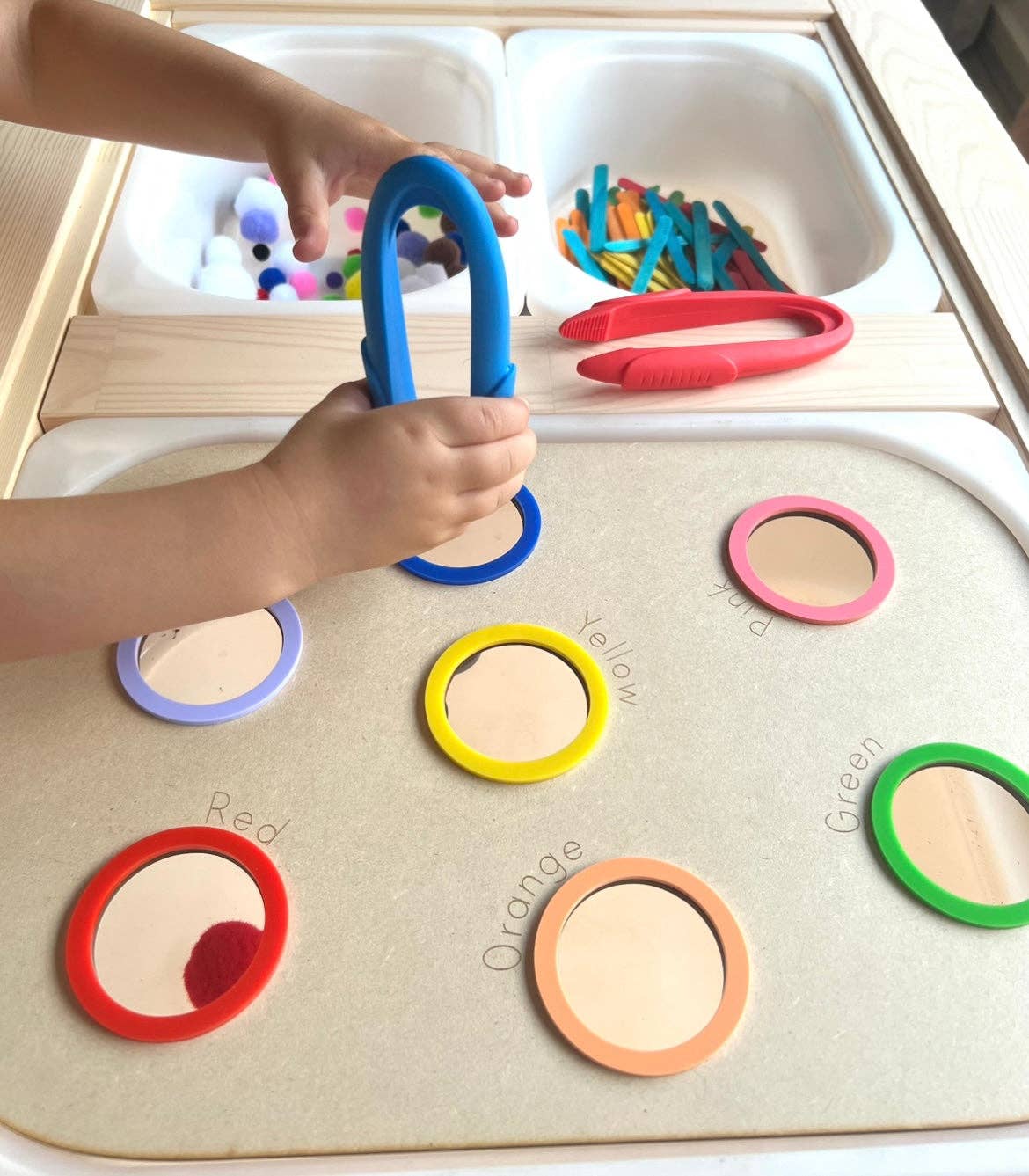 4 Little Dreamers - Wholesale Toy set – Kids - Color Sorting - Flisat/Trofast Insert for Large Tub0