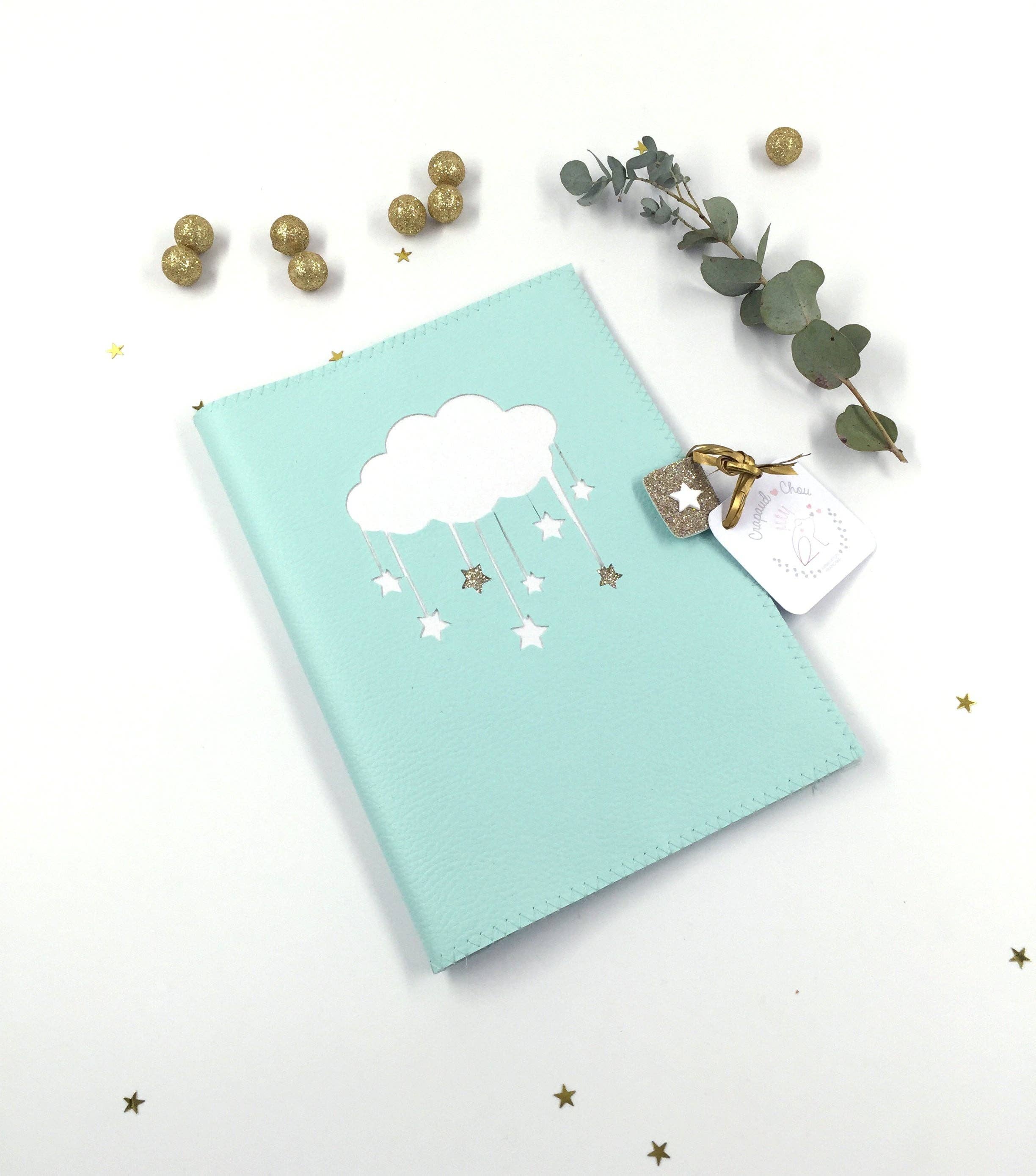 Crapaud Chou – Engroshandel Bogomslag – Mint Cloud omslag i kunstlæder til sundhedsbog5