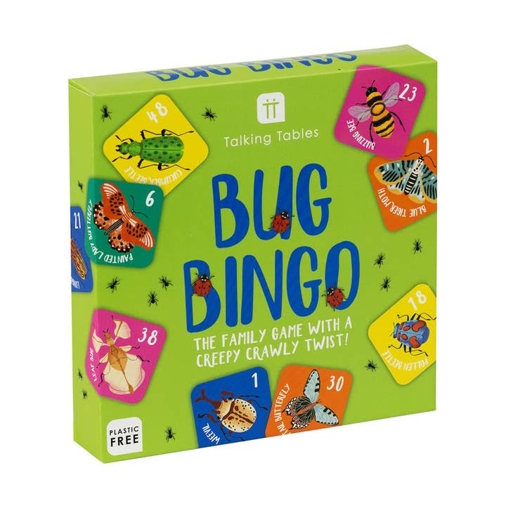 Talking Tables UK – wholesale Brain game – Child – Family Fun Bug Bingo Game | Kids Game |0