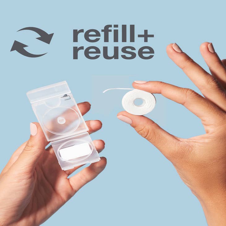 REACH Plastic Dental Floss Dispenser - Bulk Container