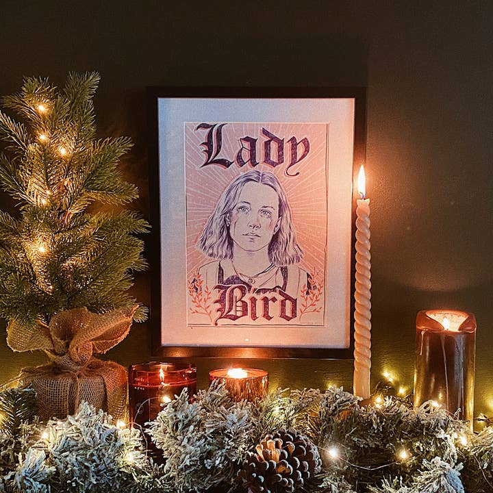 Spilt Milk Press - Wholesale Art Print - Lady Bird A4 print