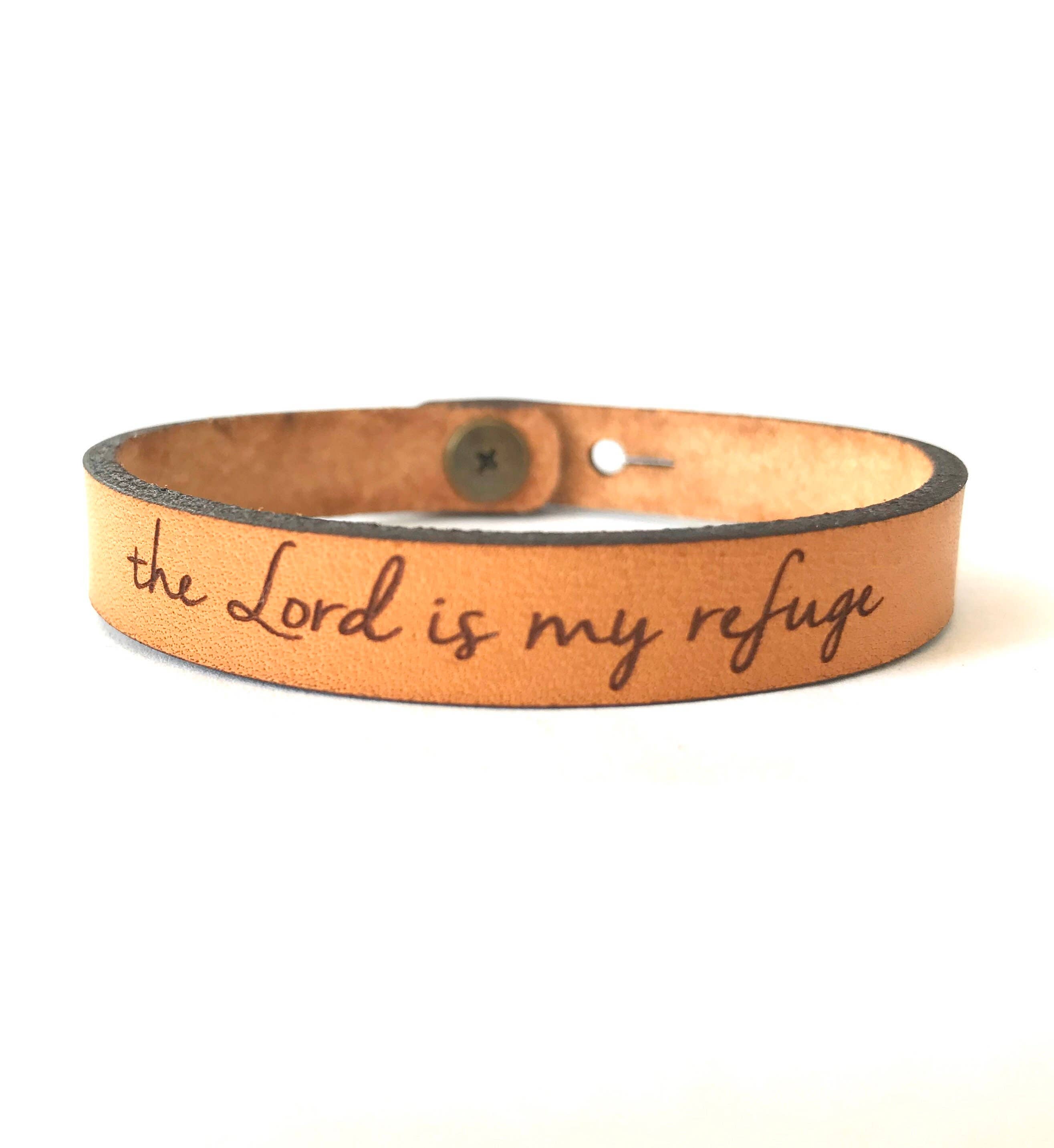 BELONG - Leather Morse Code Bracelet