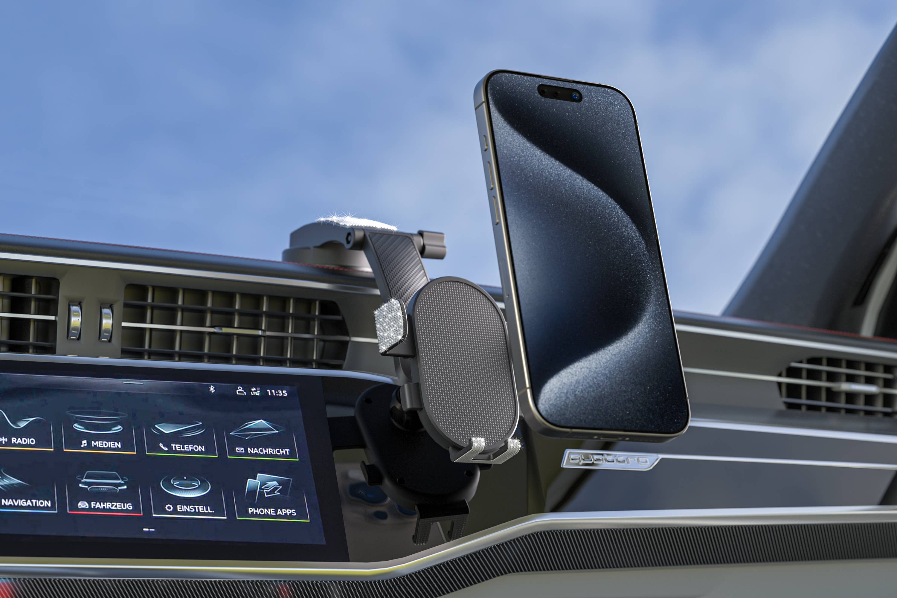 LAX Gadgets - Wholesale Phone/Tablet Stand - Bling Adjustable Cradle Mount For iPhone/Android Retail Pack17