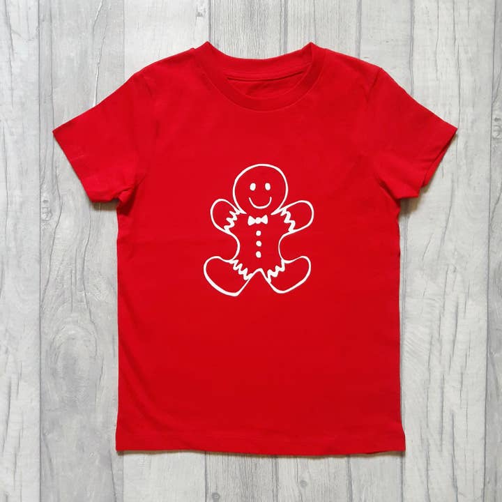 Kids gingerbread man t shirt for wholesale by Imo Imo Baby