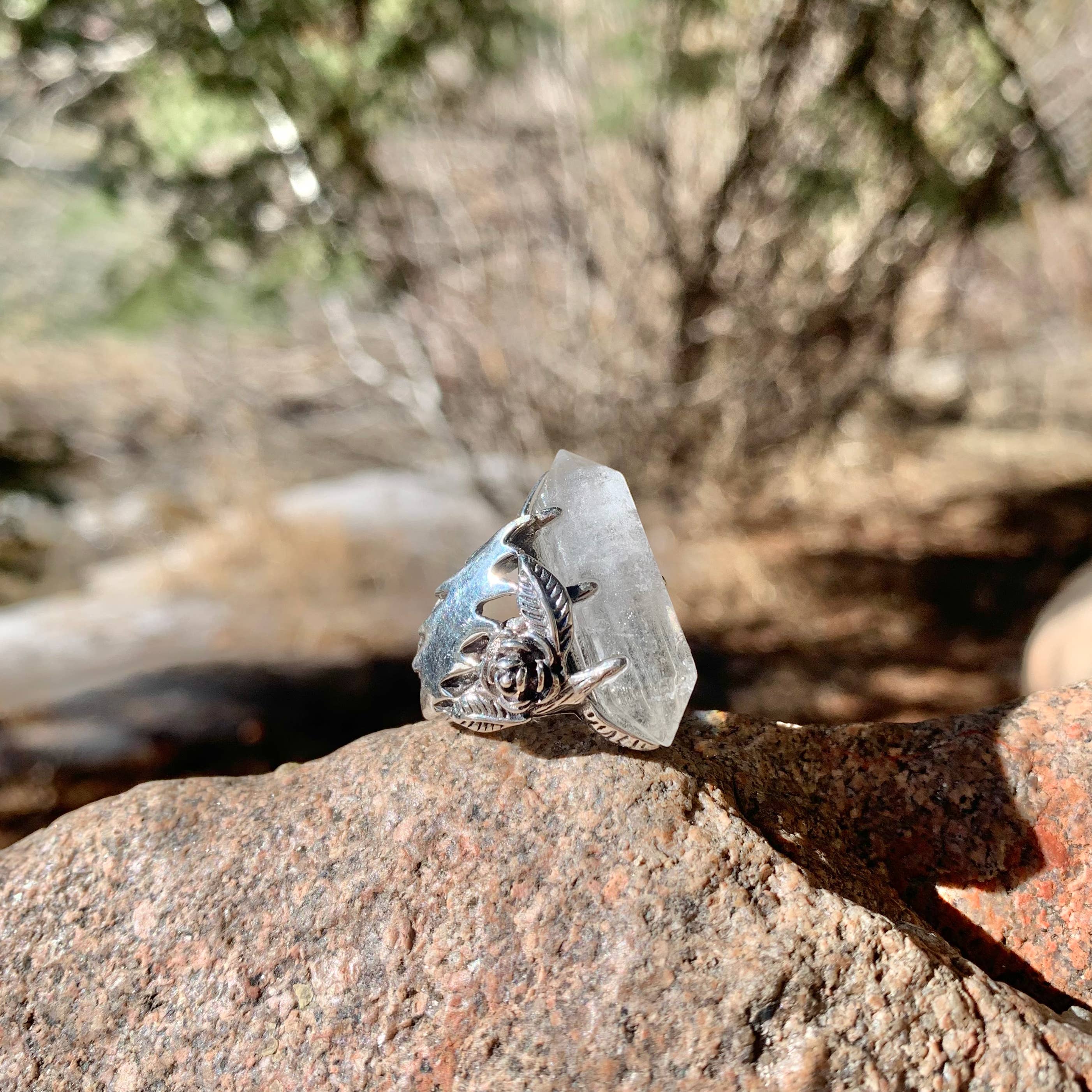 Hiouchi Jewels | Rose & Bolt Grateful Dead Jewelry - Wholesale Cocktail/Statement Ring - Move Me Brightly Crystal Ring8