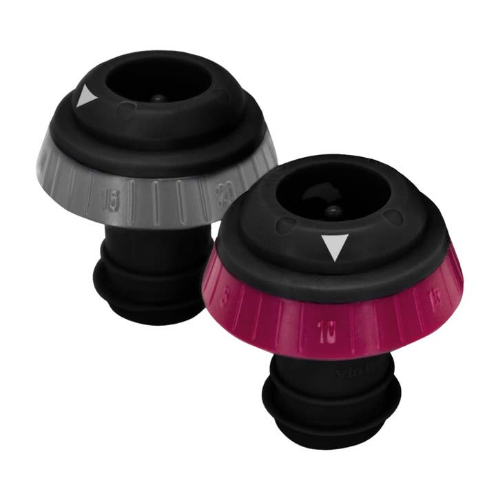 Vin Bouquet (Find It Import & Export Sl) - Wholesale Wine Stopper - Set of 2 Stoppers for FIC 966 Vacuum Pump0
