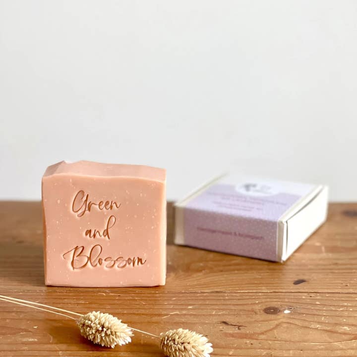 Zeep palmarosa, marjolein en lavendel voor wholesale door Green and Blossom