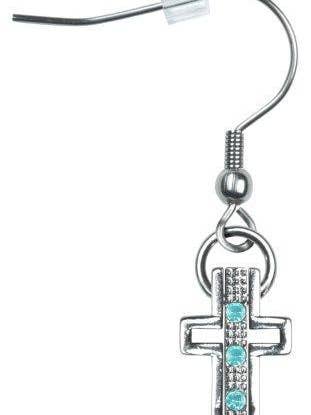 Ohrring WISSEN - Aquamarin für den Großhandel von Trinity Cross