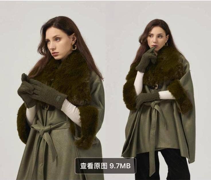 CHOCOLATE Contrast Suedette Fleece Ugg Style Gloves for wholesale on Faire