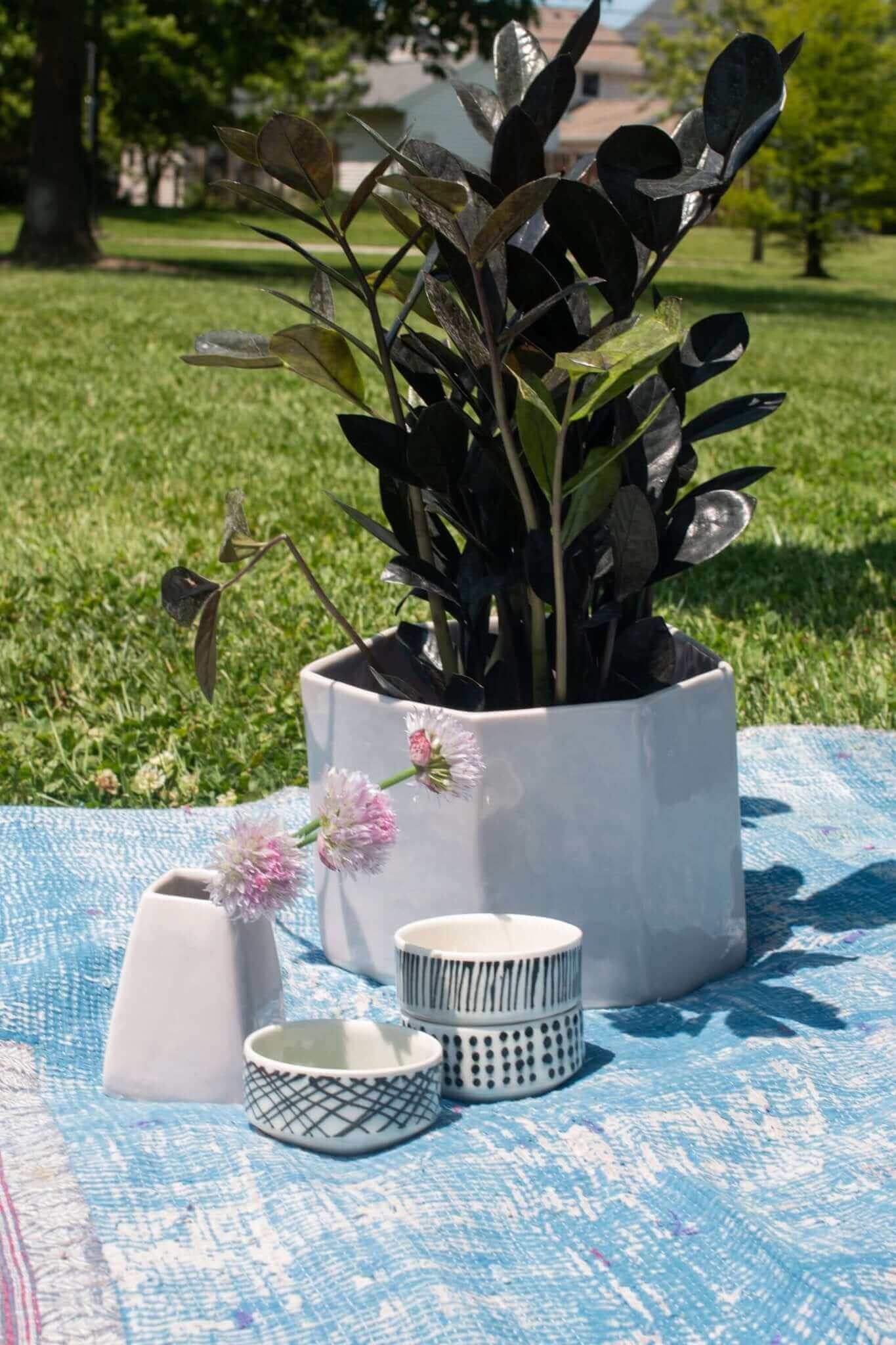 Lauren HB Studio - Wholesale Plant Pot - Large Geo Planter3