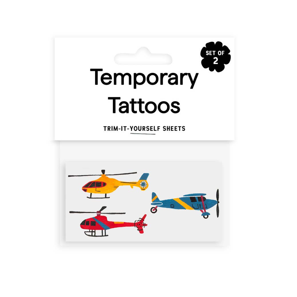 Saint Tattoos – wholesale Tillfällig tatuering - Barn – Helikopterflyg tillfälliga tatueringar1