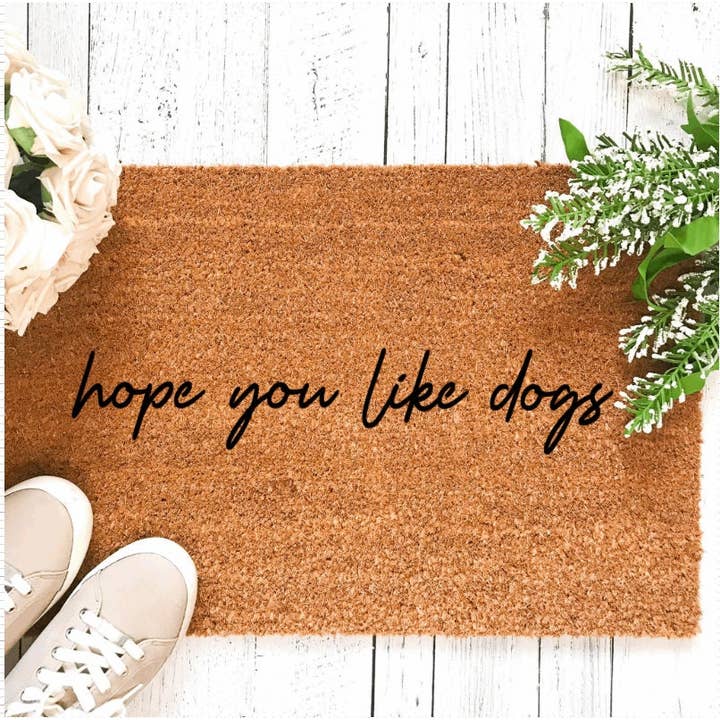 Hope you Like Dogs Door Mat for wholesale by CraftsCornerCa
