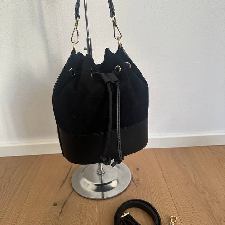 Zhade – Bolsa de ombro – Mulher por atacado – BALDE CLÁSSICO - CAMURÇA1