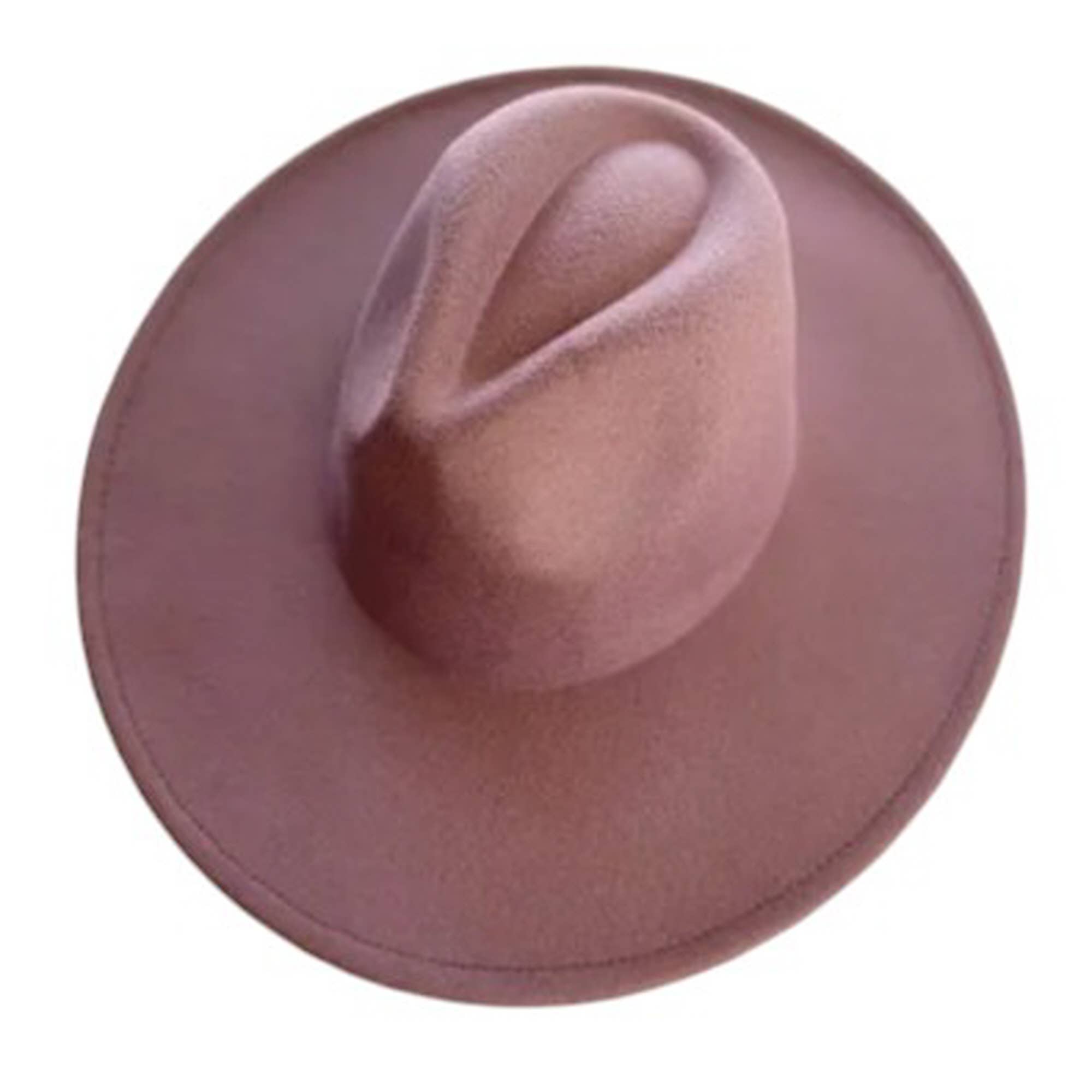 Portia Hat - Venta al por mayor Sombrero fedora - Unisex - Sombrero Clásico de Fieltro de Ala Ancha Disponible en 25 Colores!!13