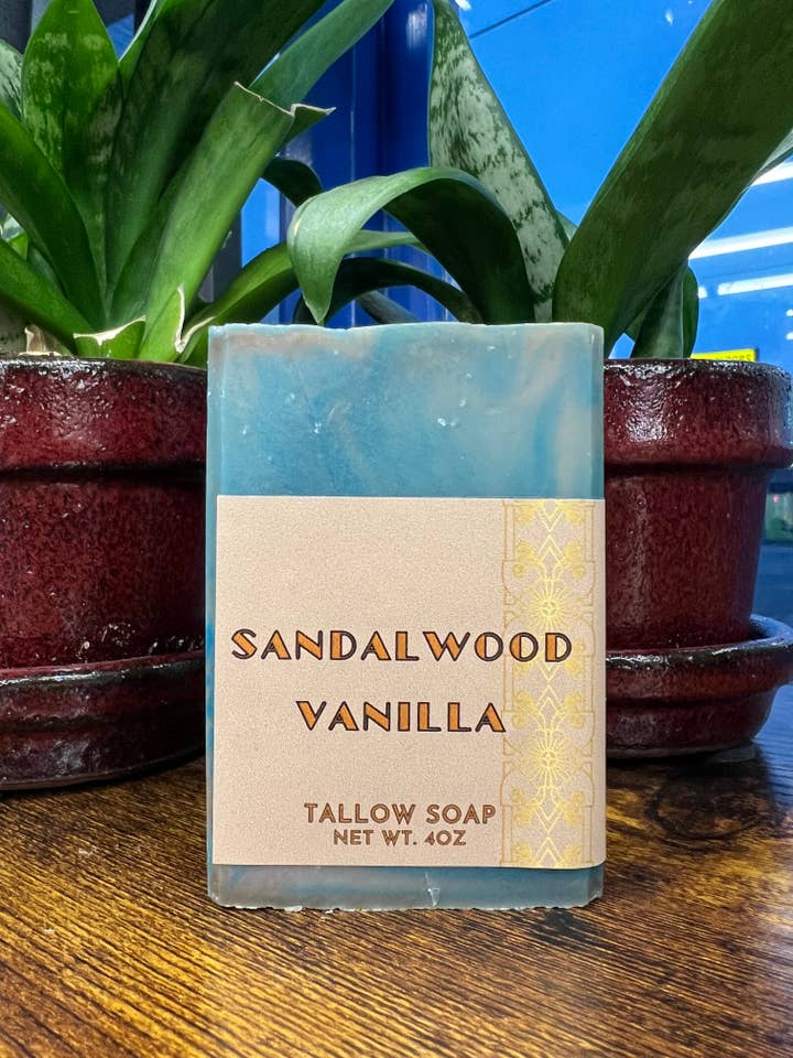 Sandalwood Vanilla for wholesale by Greencastle Soap