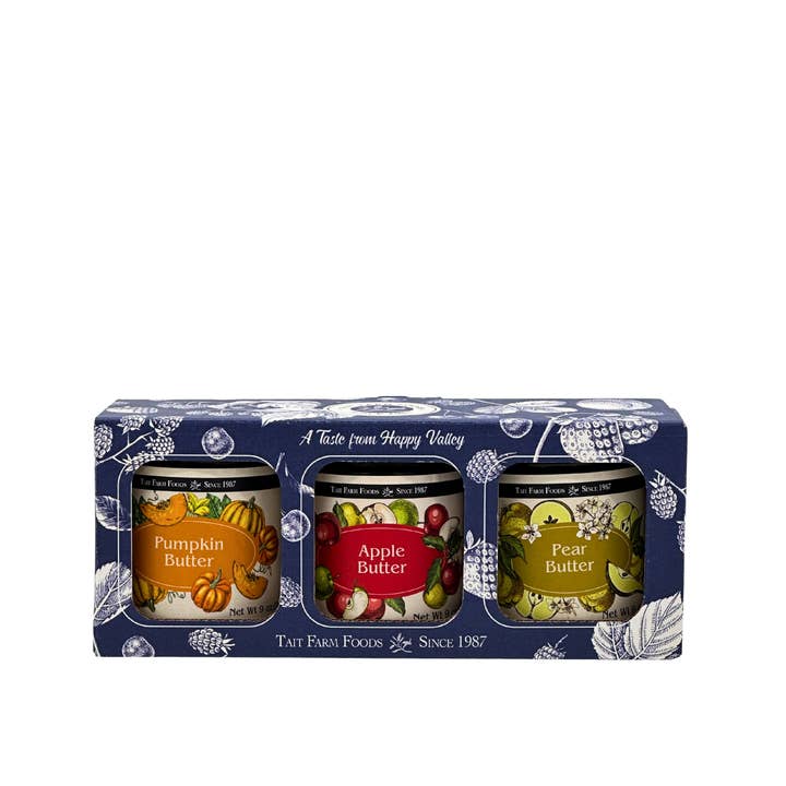 Tait Farm Foods - Wholesale Food Gift Basket - 3 Jar Gift Box - Fruit Butter Trio3