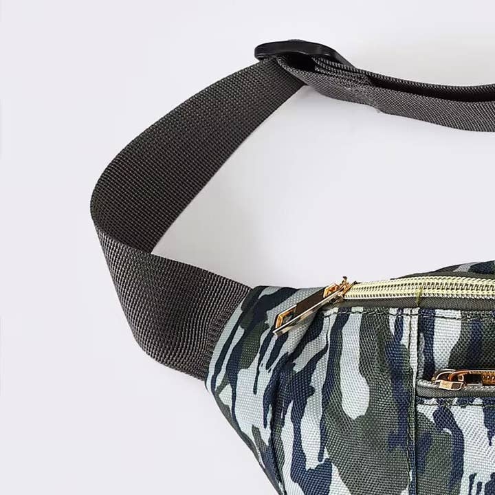 sassy kids palace - Wholesale Belt Bag - Kids - Camouflage Adjustable Belt Fanny Pack