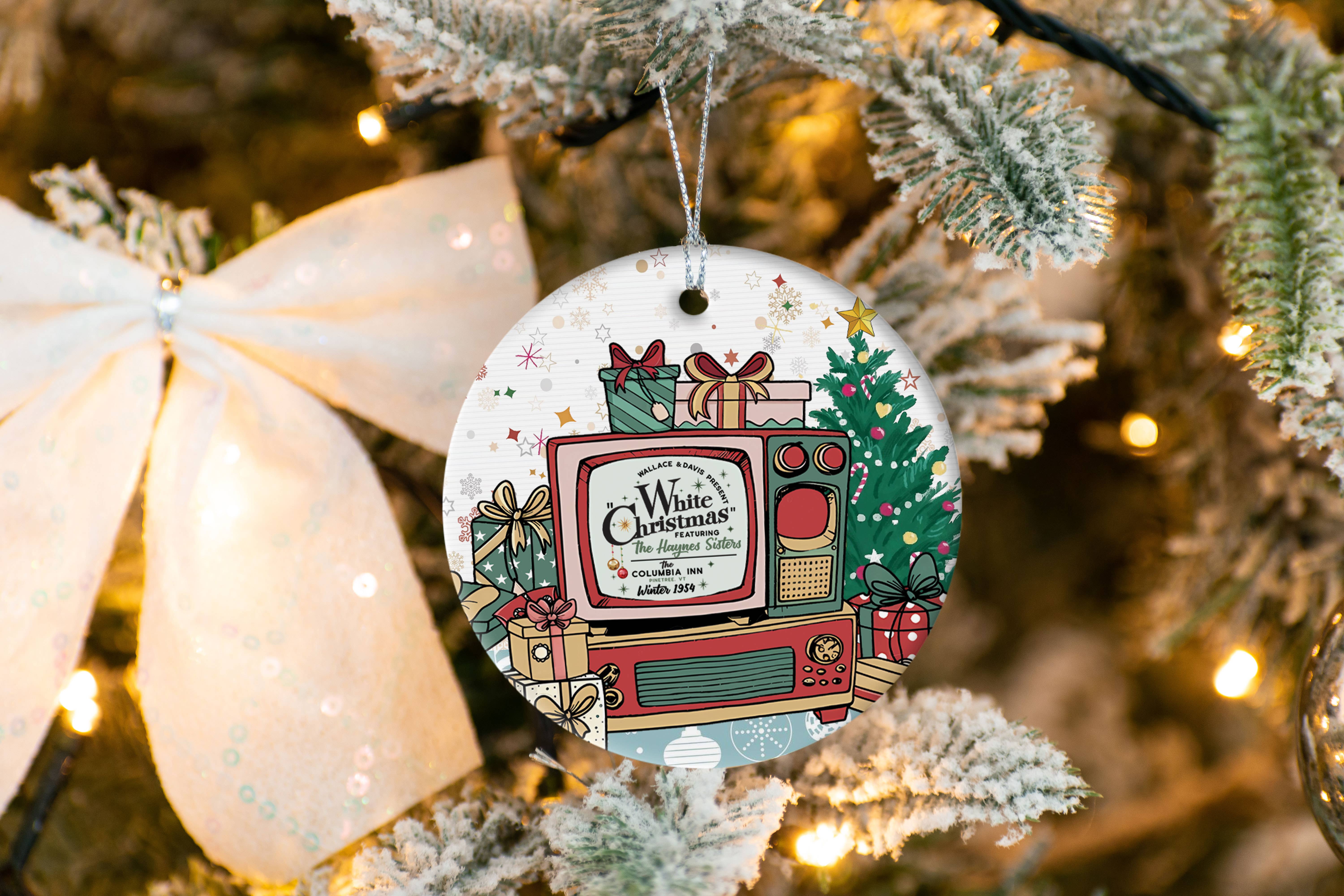 TMLECOM LTD – wholesale Ornament – White Christmas Movie Ornament, Haynes Sisters Xmas Ornament5