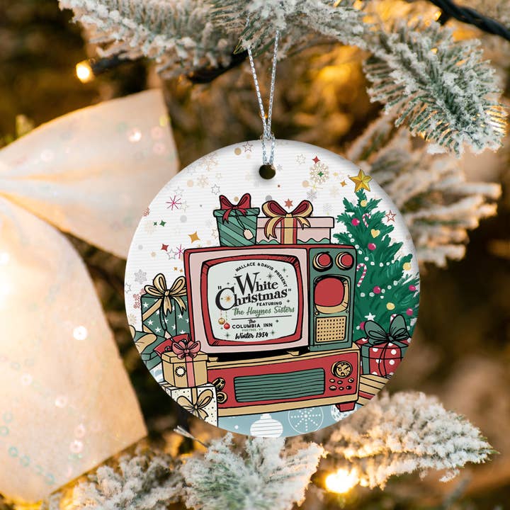 TMLECOM LTD – wholesale Ornament – White Christmas Movie Ornament, Haynes Sisters Xmas Ornament5