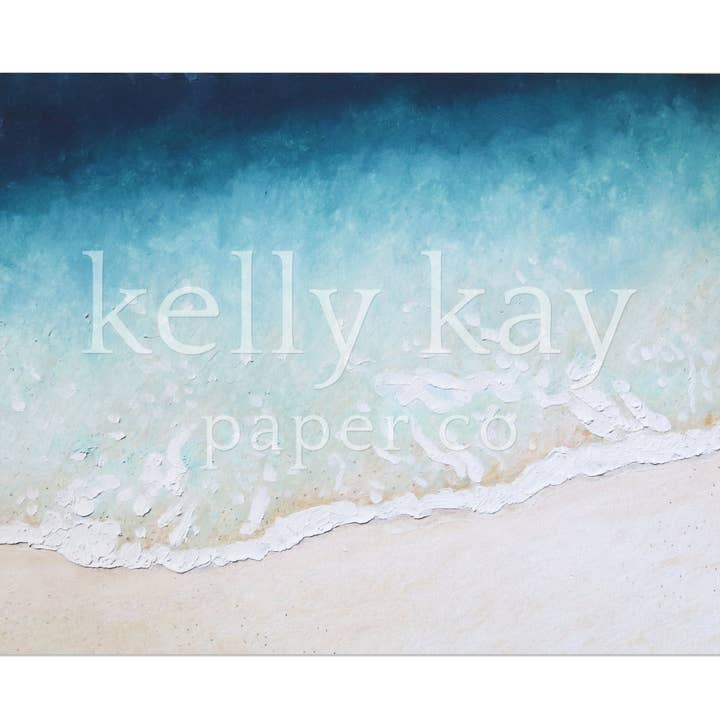 Kunst Print | Beach Wave for engroshandel hos Kelly Kay Paper Co.
