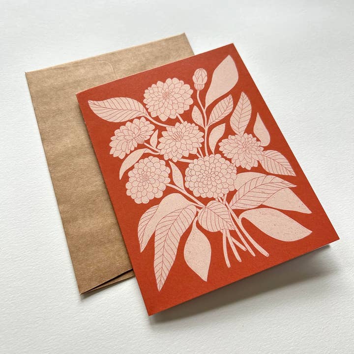 Chelsea Calkins Design - Wholesale Stationery/Notecard Set - Bloom Assorted Floral Card Set - 8 Cards With Envelopes
