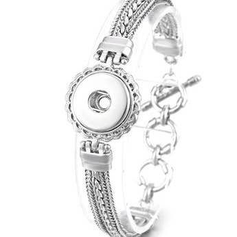 Bracelet - Upscale Deco Braclet for Snap Jewelry for wholesale by Say It in A Snap Jewelry