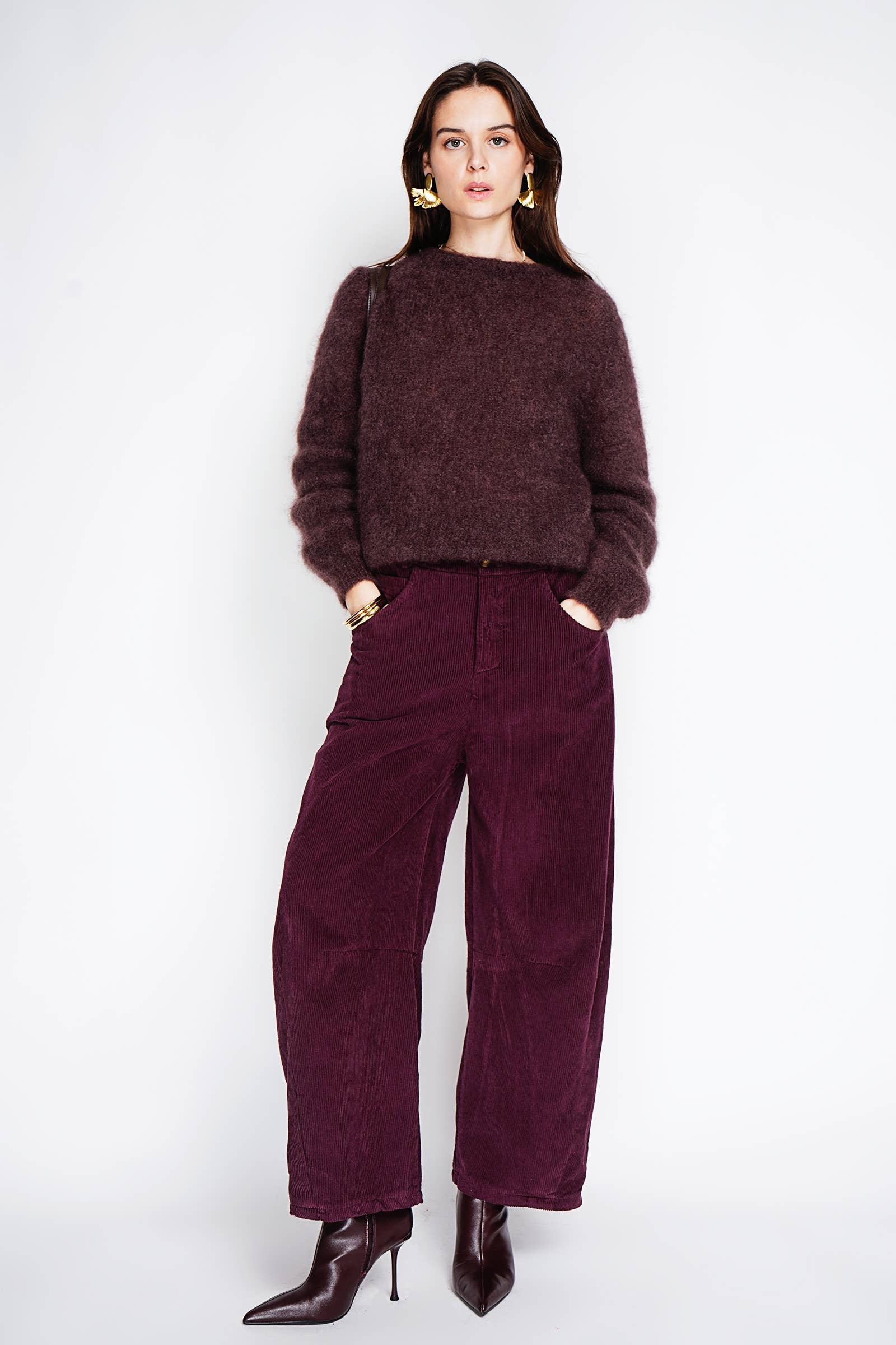 NOELINE - Vendita all'ingrosso Pantalone - Donna - Pantaloni in velluto 305778