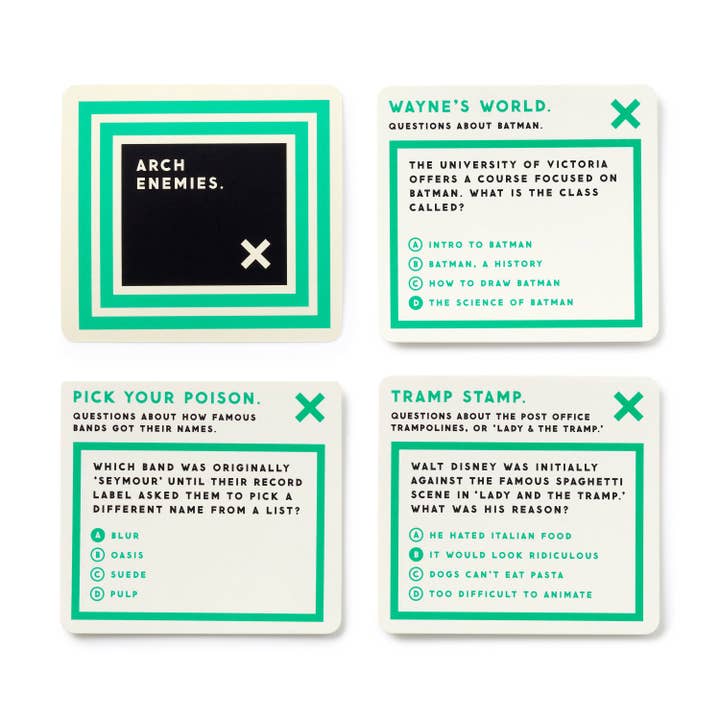 Chronicle Books - Wholesale Card Game - Brass Monkey Incredibly Pointless Trivia