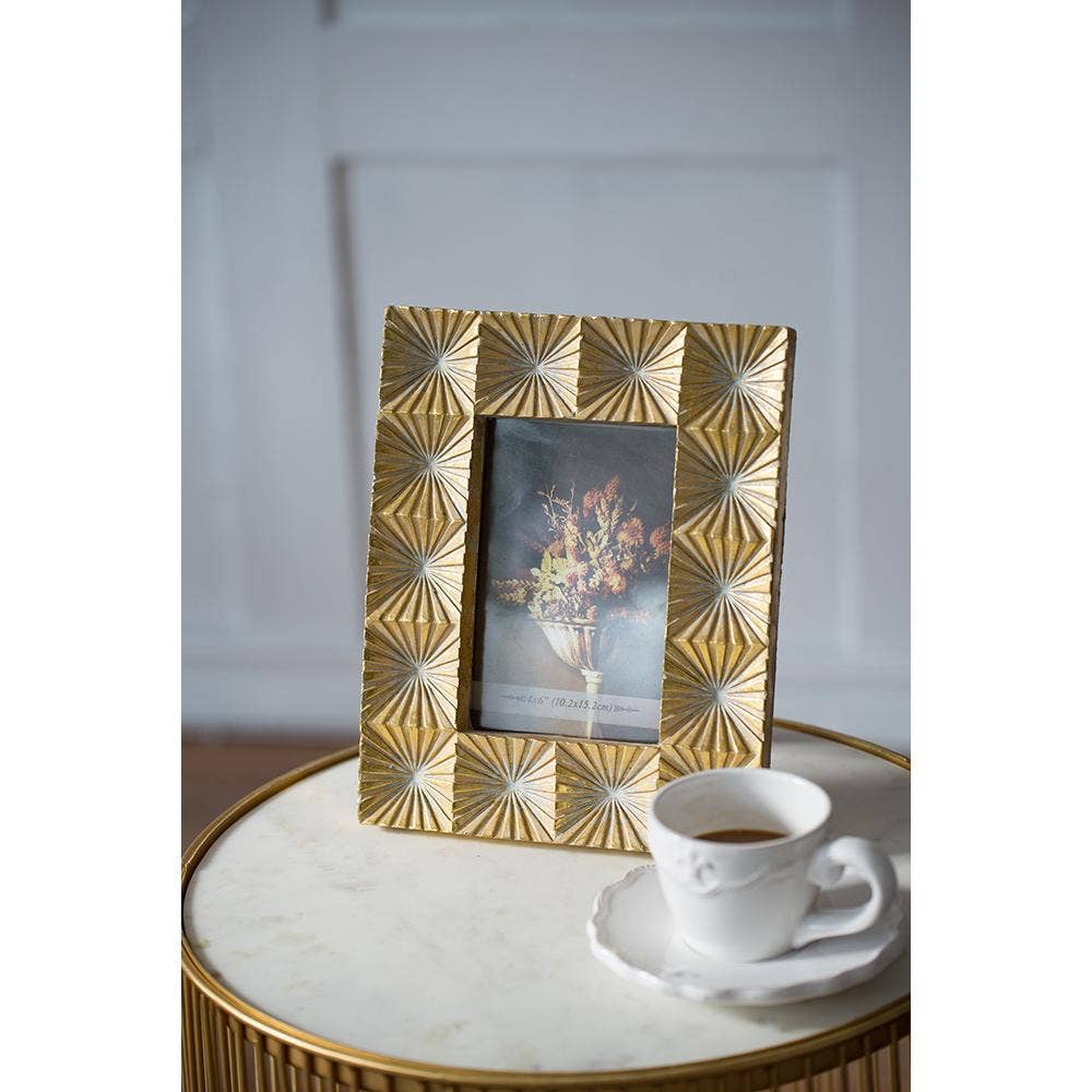 A&B Home Group Inc. - Wholesale Picture Frame - 7.5x9.5" Mathis 4x6" Photo Frame - Gold7