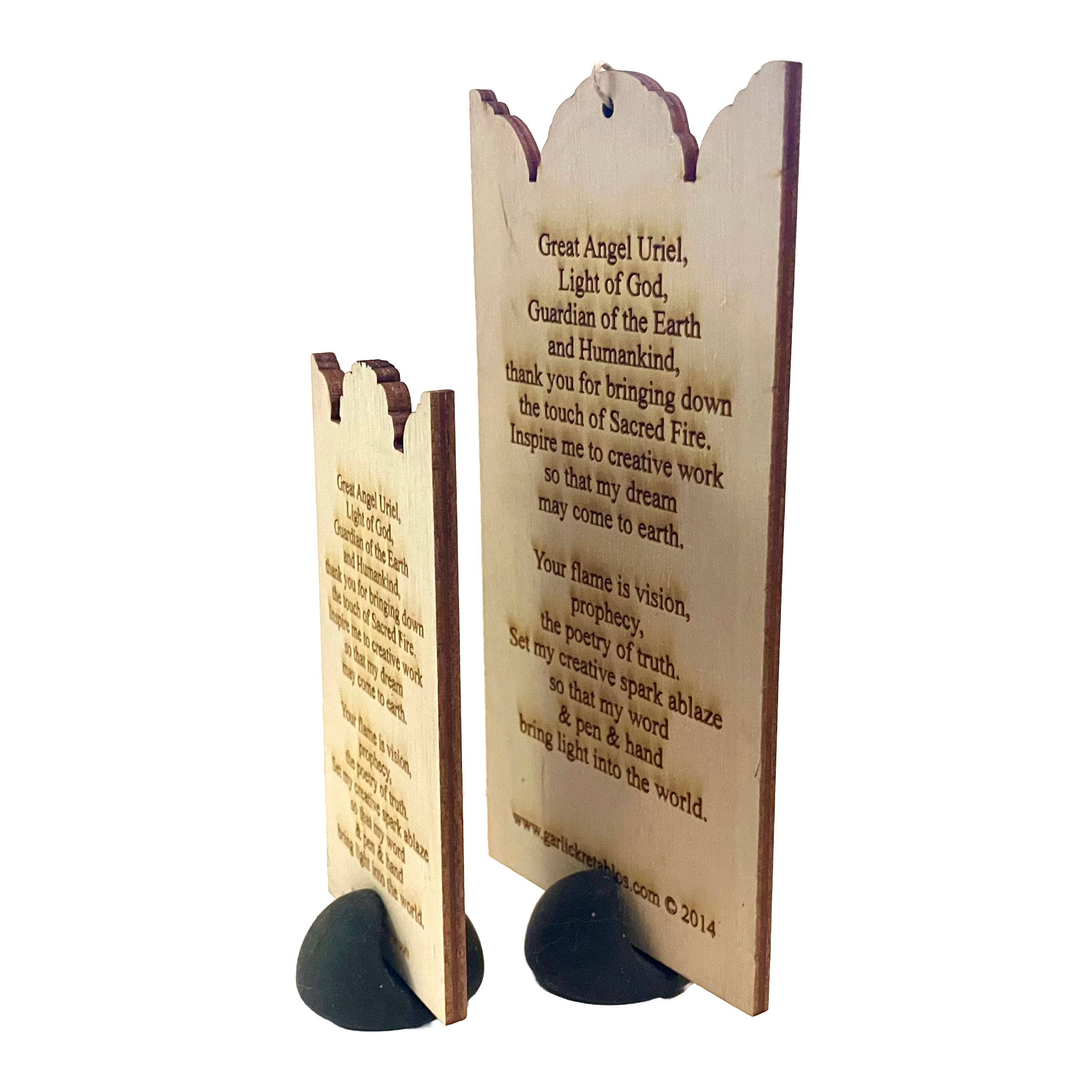 Lynn Garlick Retablos – Arte de parede dimensional/3D por atacado – Arcanjo Uriel3