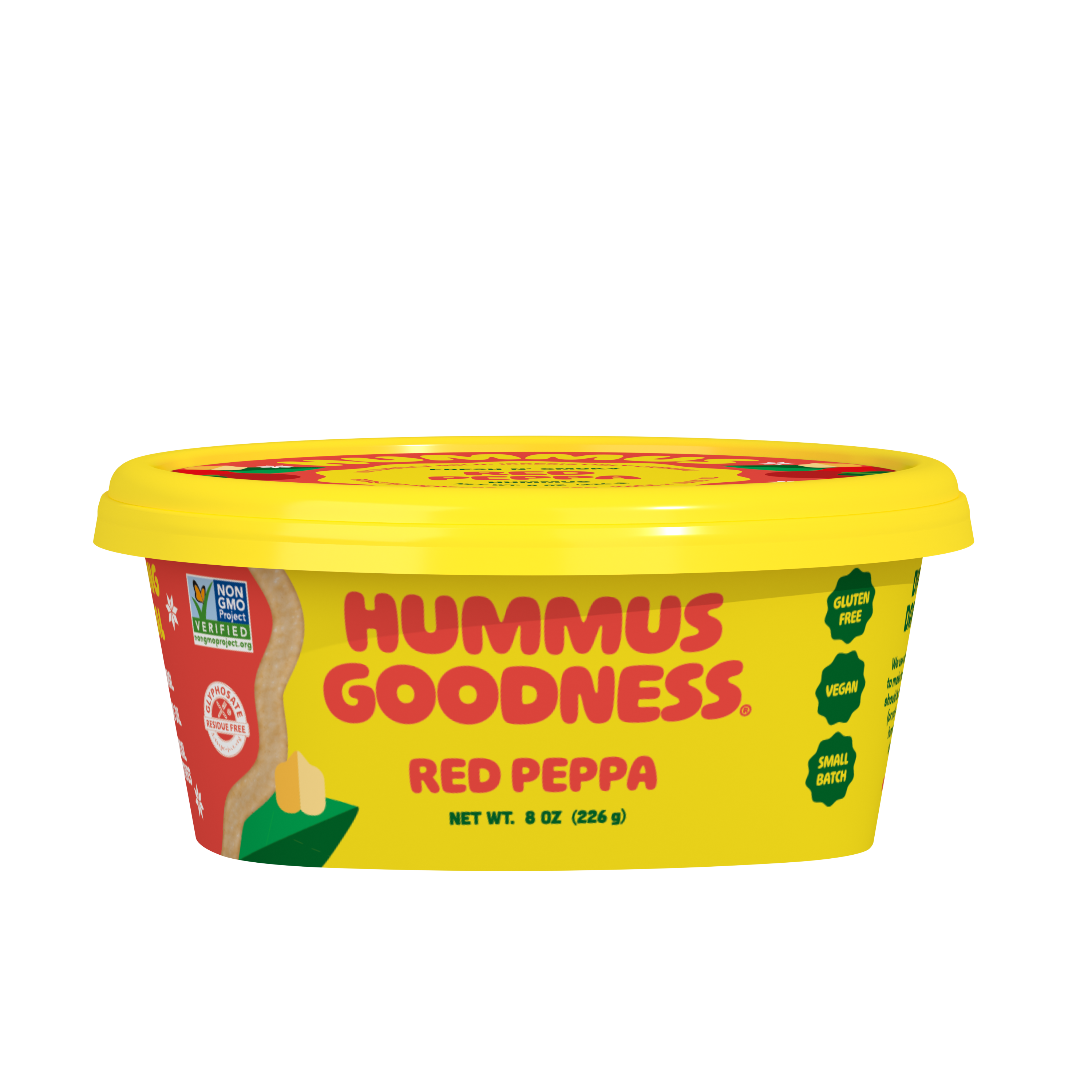 Hummus Goodness - Wholesale Dip - RED PEPPA HUMMUS 1