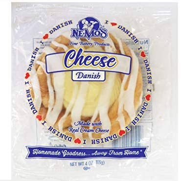 Shop The King - Wholesale Cookie - Ne-Mo's Bakery Cheese Danish - Freshly Baked, Flaky & Buttery, Round Pastries, Ideal for Breakfast or Snack, (Pack of 12)