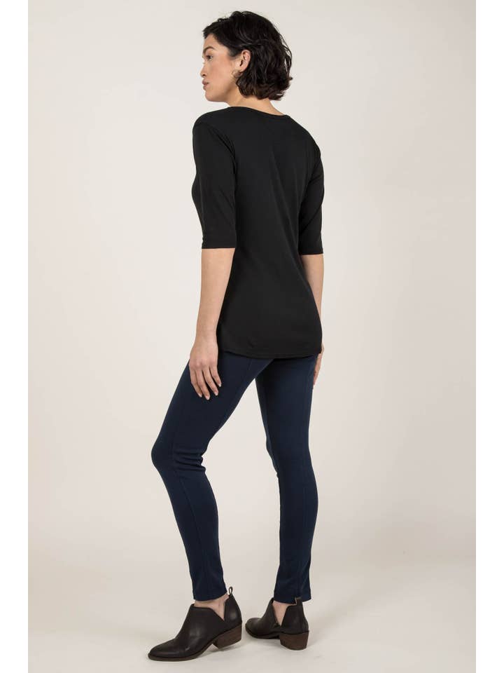 INDIGENOUS Impact Fashion – wholesale T-shirt (utan tryck) – Dam – VÄSENTLIG SCOOP TEE2