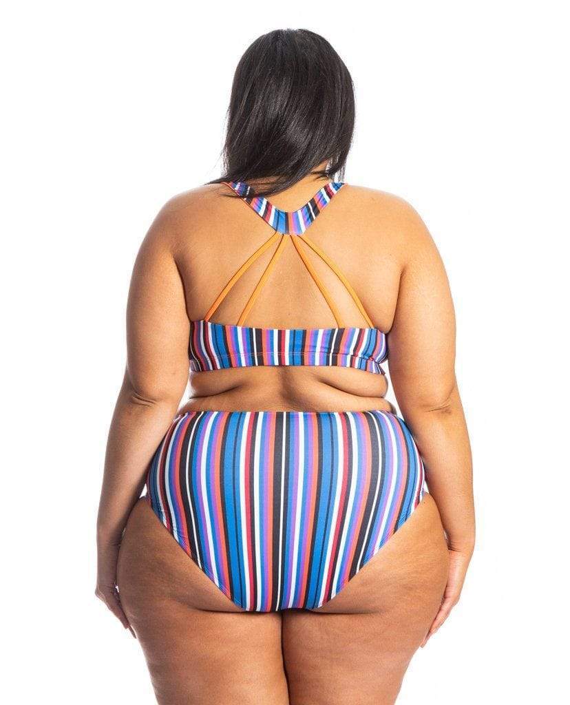 Sensi Graves Swim - Wholesale Swim Bottoms - Women's - Nika Eco Friendly High Waisted Bikini Bottom - Cabana0