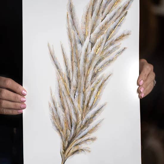 Imprimé Pampas Grass peint à la main pour la vente par Dollybirds Art