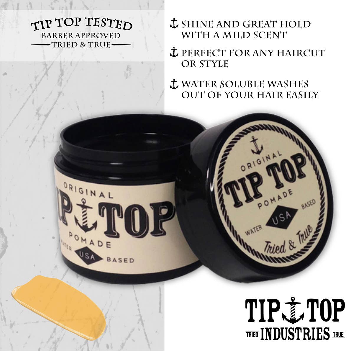 Tip Top Industries - Wholesale Hair Pomade - Men's - Original Pomade2