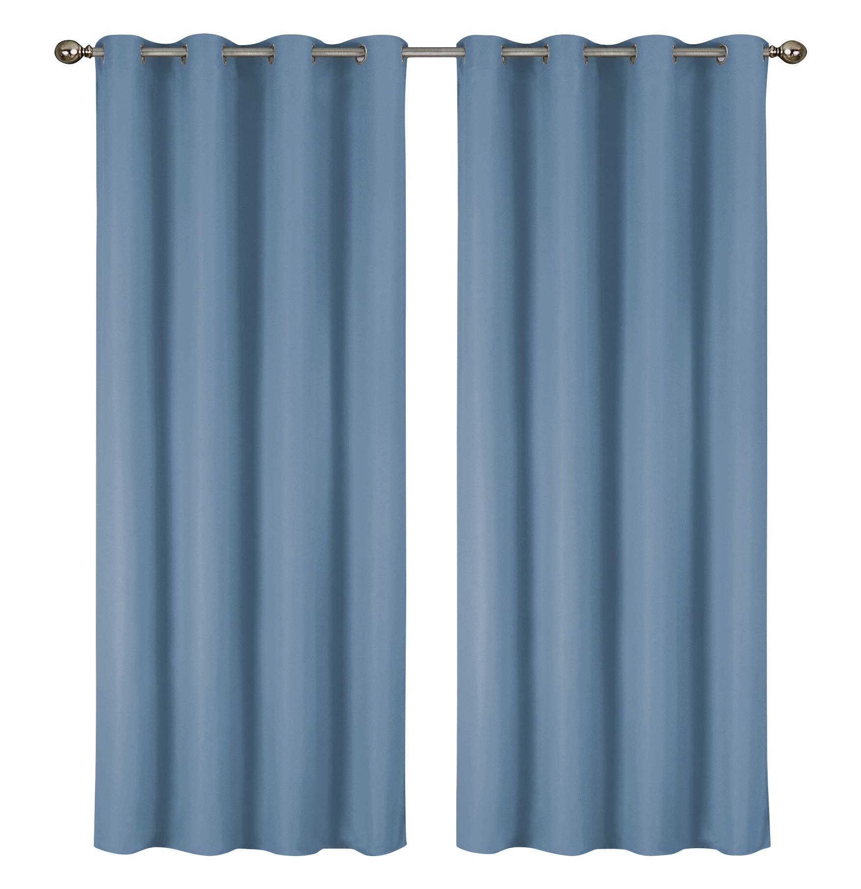 J&V TEXTILES – wholesale Curtain – 2 Pack - 55'' X 84'' Solid Thermal Blackout Panels (19 Colors)11