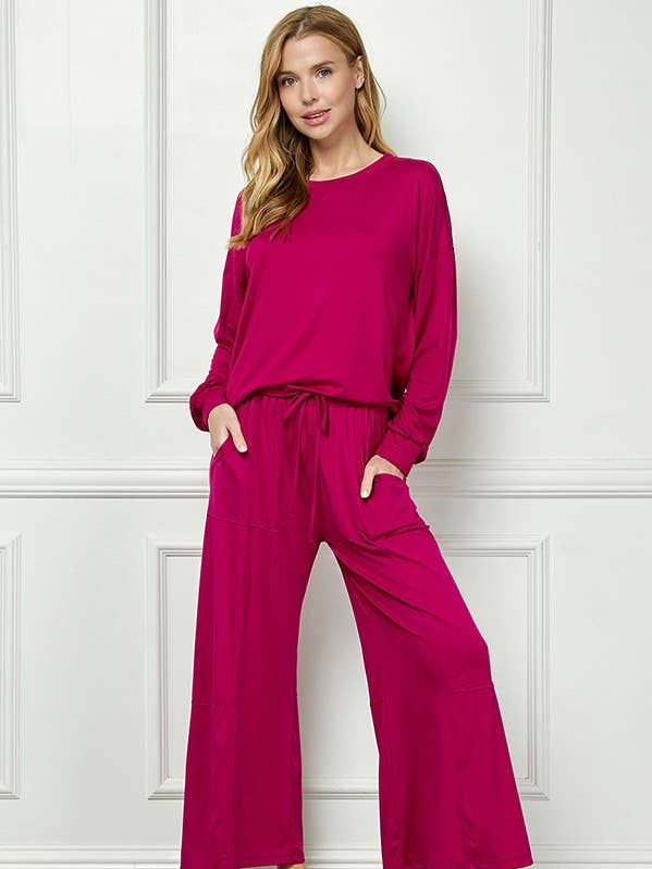 T8170 - ROUND NECK SOFT TOP for wholesale by Blumin Apparel