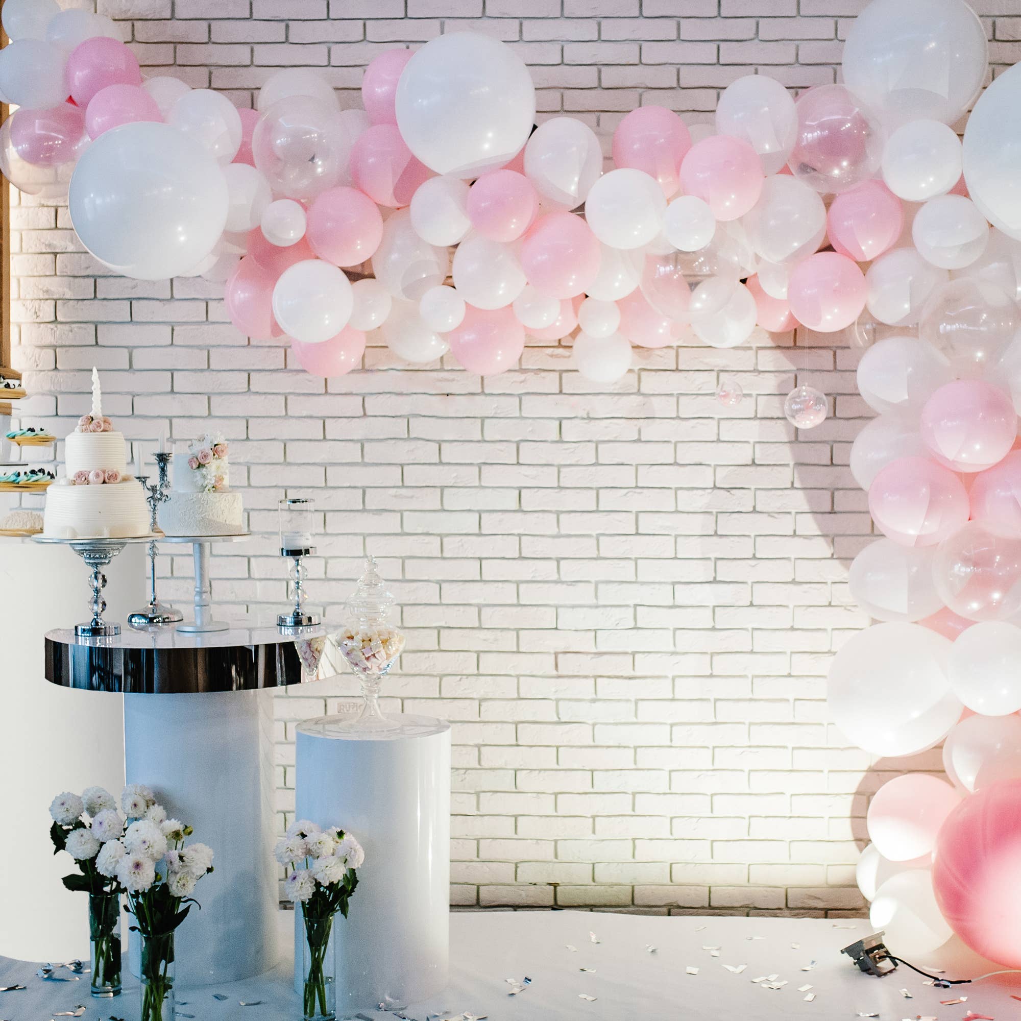 Metal Cylinder Pedestals Display 3pc/set - Matte White for wholesale on Faire5