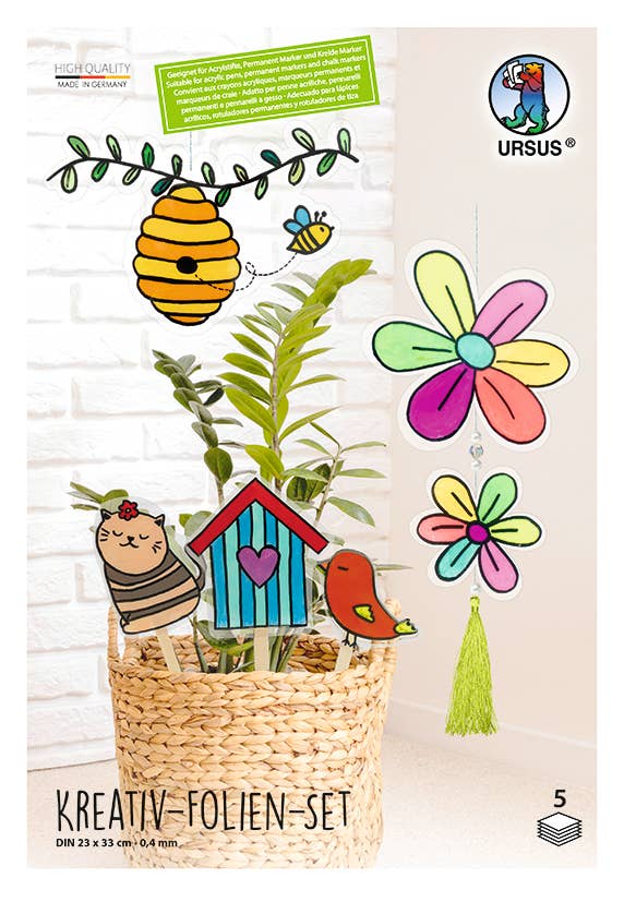 URSUS® / Buntpapierfabrik Ludwig Bähr GmbH & Co. KG - Wholesale Craft Supplies - Creative Film Set, 23 x 33 cm0