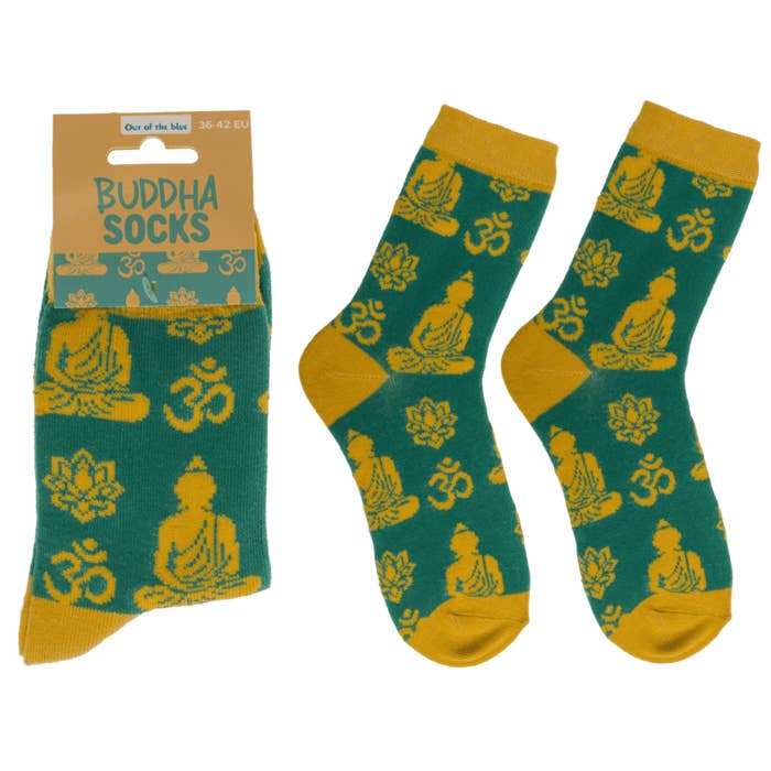Socken, Buddha, Größe 36-42, für den Großhandel von Out of the blue KG