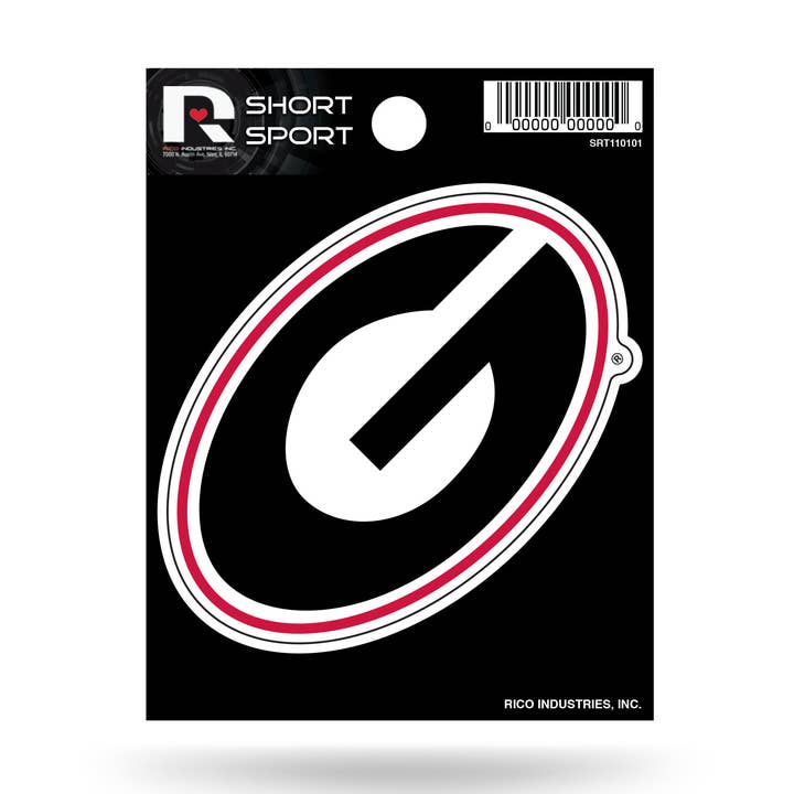 Georgia Short Sport Decal for wholesale by Rico Industries
