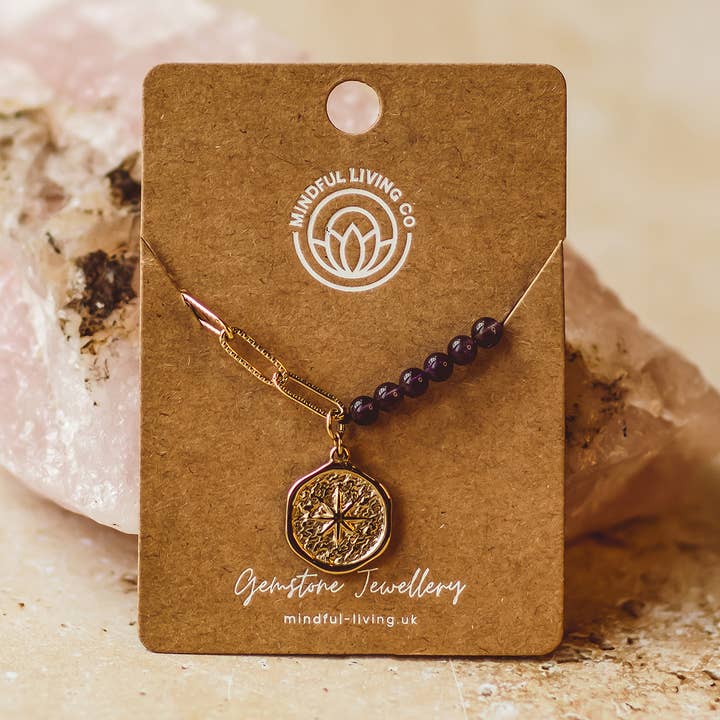 Star Charm Bracelet Gemstone 18K 4mm Polished Beads for wholesale by Mindful Living Co.